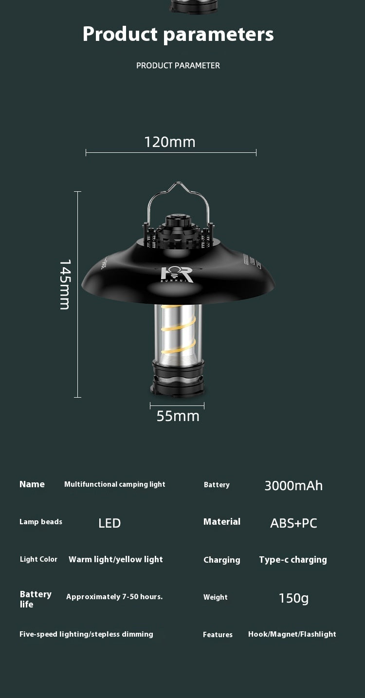 Outdoor RHX Tactical Camping Lantern