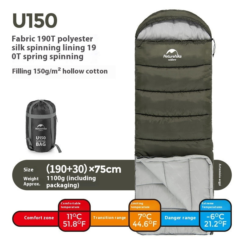 Naturehike Series Envelope Hooded Sleeping Bag