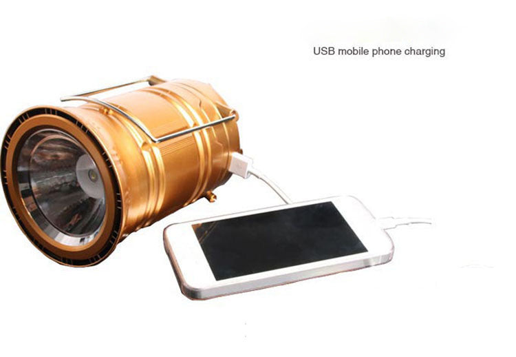 Solar Charging Telescopic Lantern