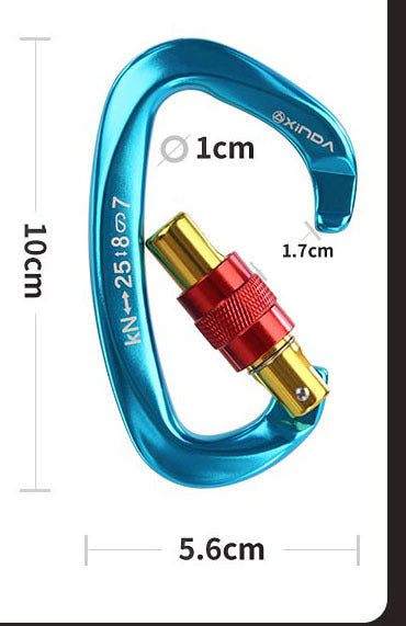 Outdoor Professional Rock Climbing Main Lock Carabiner