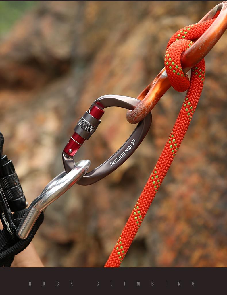 Outdoor Professional Rock Climbing Main Lock Carabiner