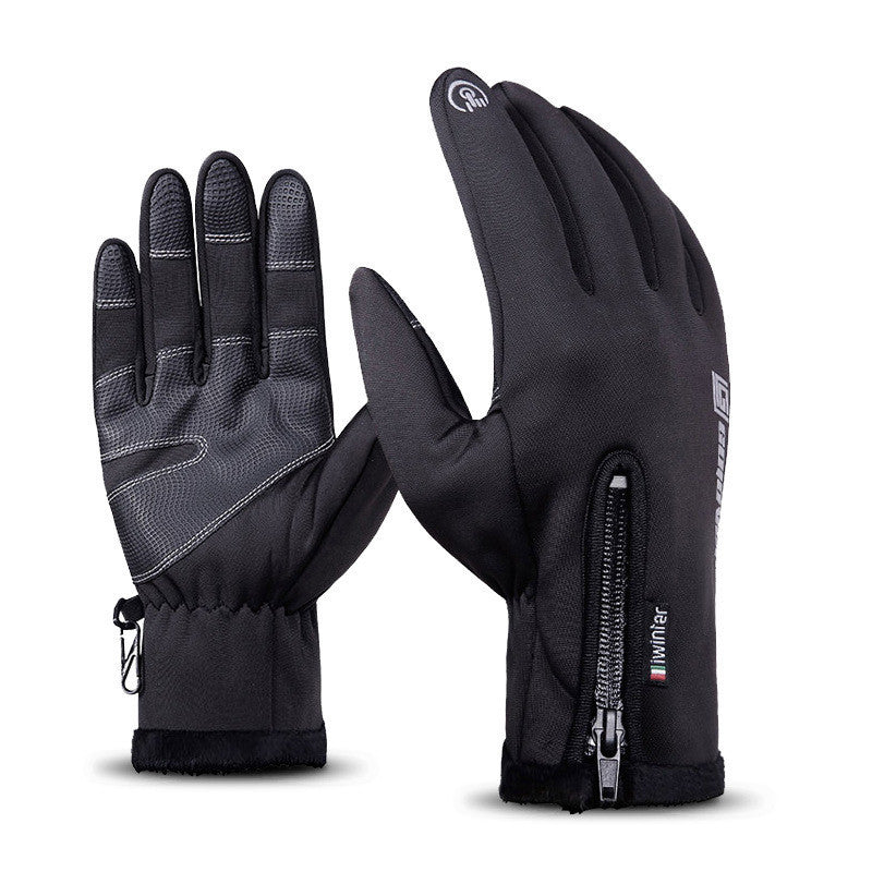 Outdoor Fleece Climbing Gloves