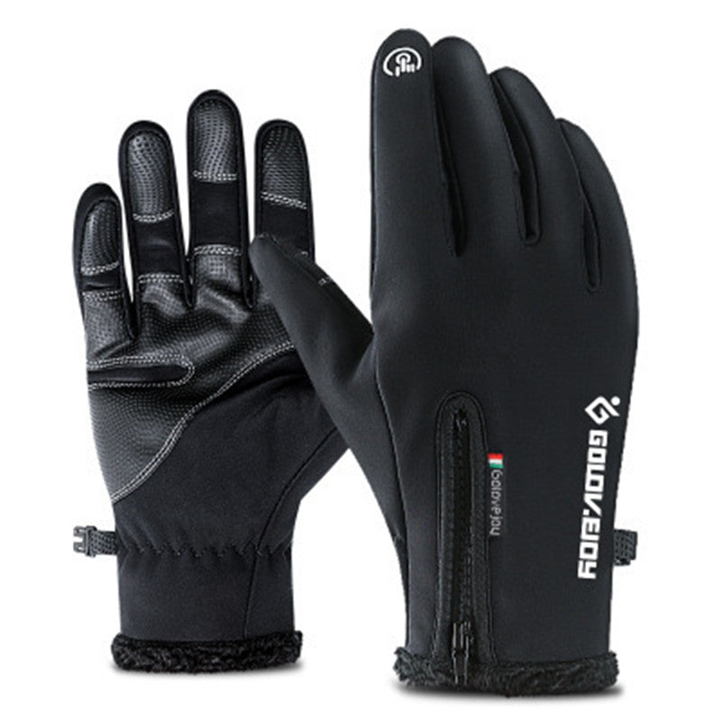 Outdoor Fleece Climbing Gloves