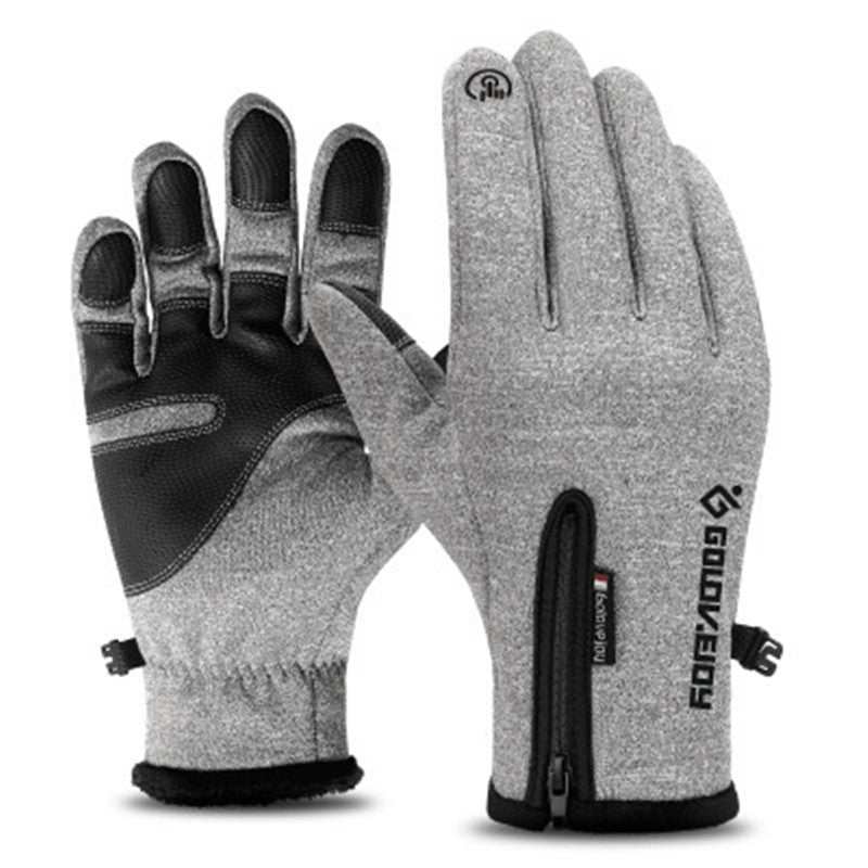 Outdoor Fleece Climbing Gloves