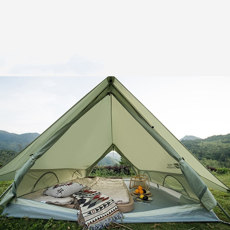 Exquisite Luxury Large Space Camping Cotton Tent