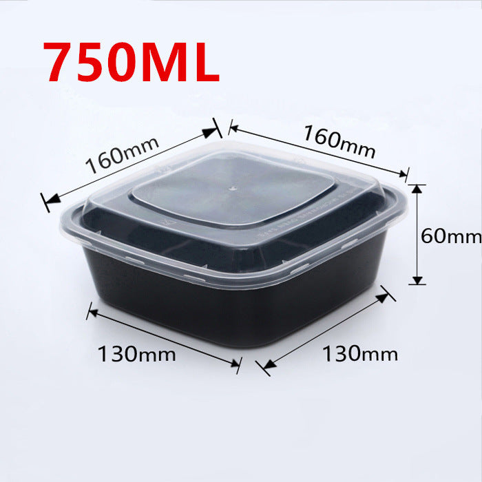 10pcs Disposable Plastic Food Containers