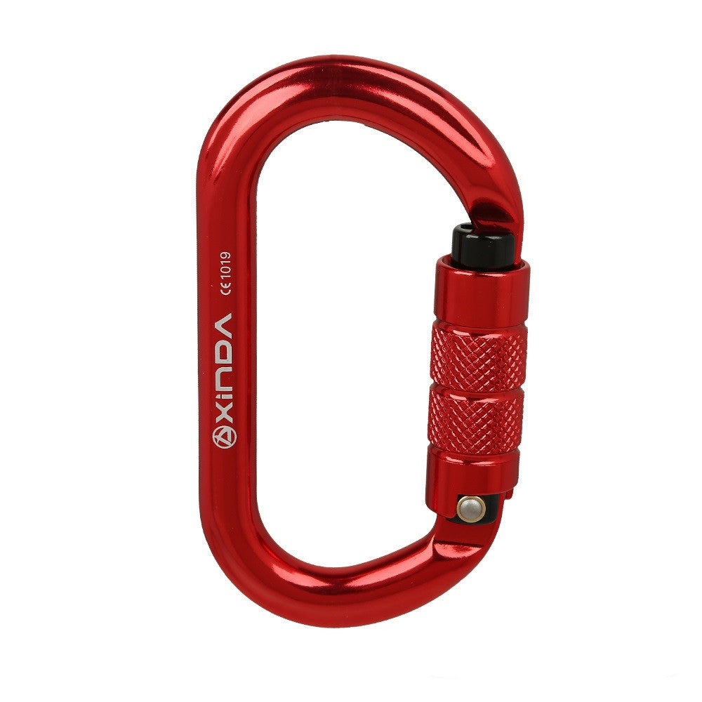 Rock Climbing O-shaped Thread Locking Carabiner