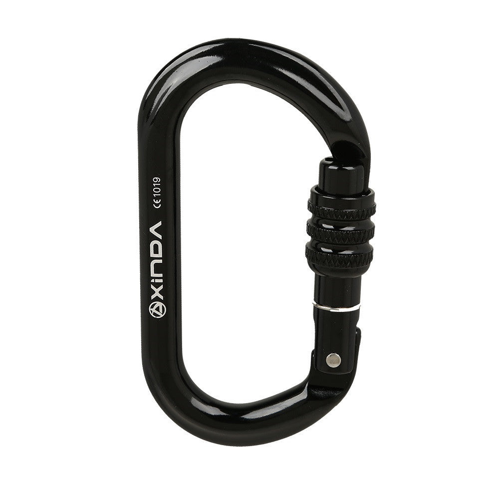 Rock Climbing O-shaped Thread Locking Carabiner