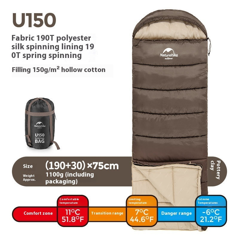 Naturehike Series Envelope Hooded Sleeping Bag