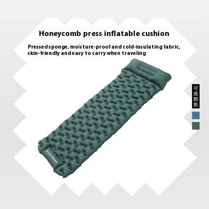 Honeycomb Press Type Inflatable Tent Sleeping Mat