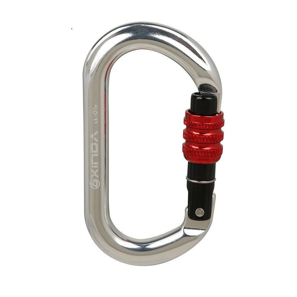 Rock Climbing O-shaped Thread Locking Carabiner