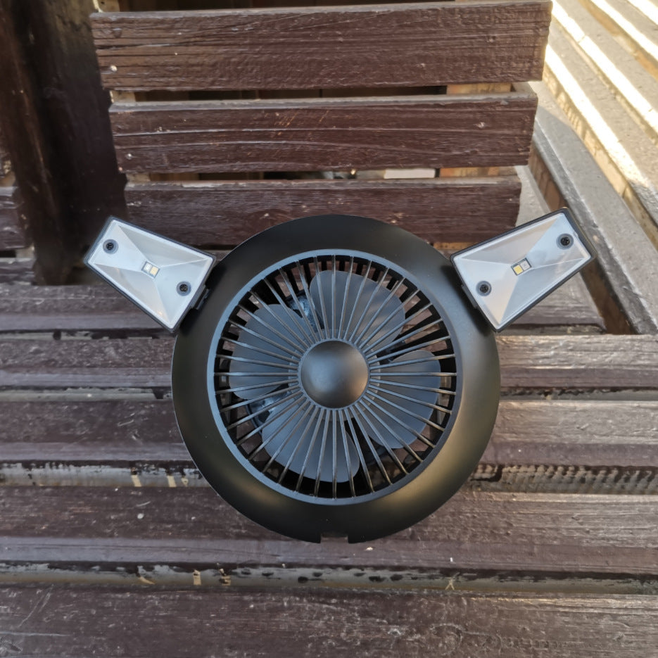 Outdoor Solar Light & Fan