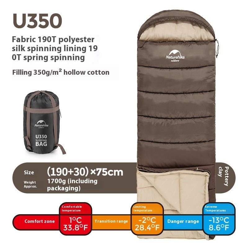 Naturehike Series Envelope Hooded Sleeping Bag