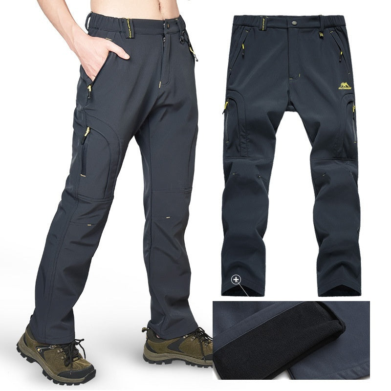 Outdoor Waterproof Warm And Loose Climbing Pants