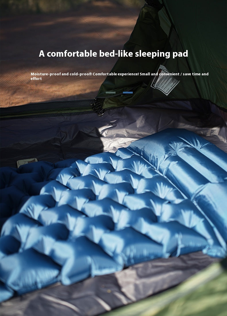 Honeycomb Press Type Inflatable Tent Sleeping Mat