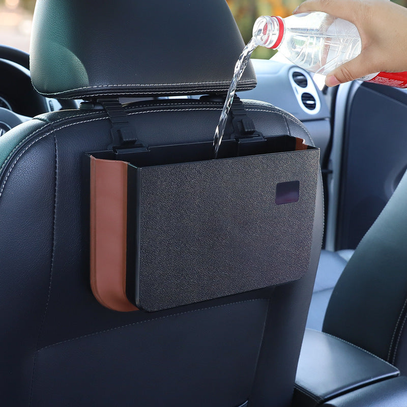 Car Trash Can Foldable Hanging Storage Containers