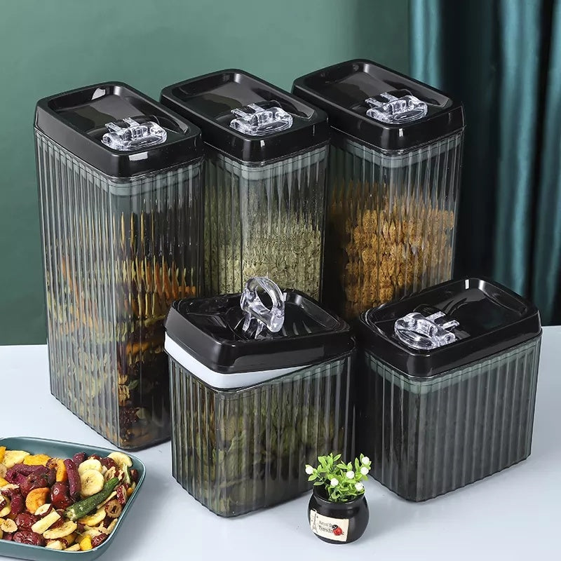 6PC Set Food Storage Kitchen Sealed Jar