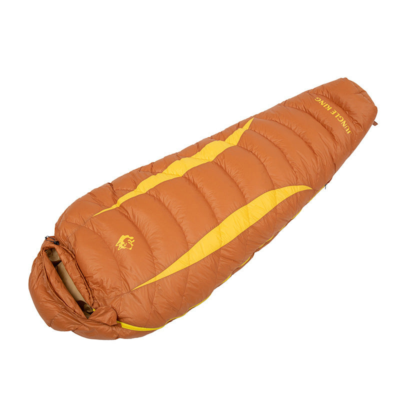 Outdoor Camping Sleeping Bag Thickened Down-filled