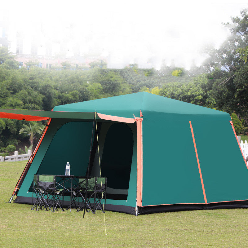 Outdoor Fully Automatic Aluminum Pole 3-4-5-8 Person Tent