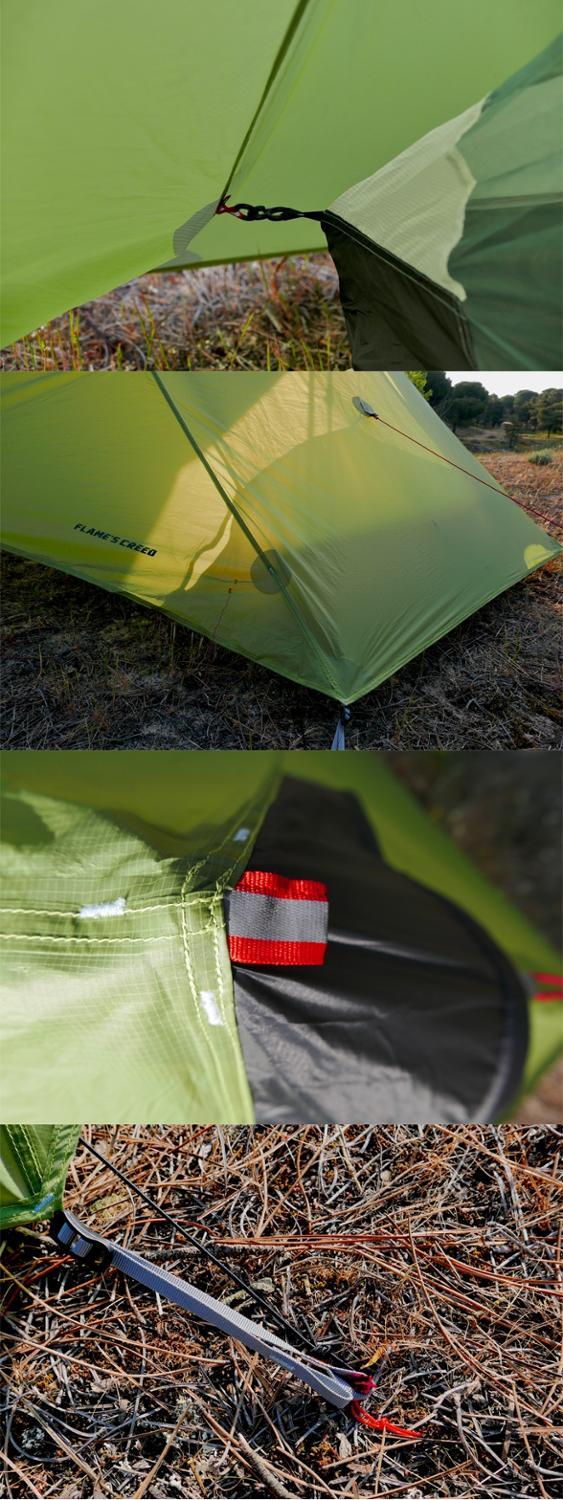 Poleless Silicon coated Rain Proof Tent