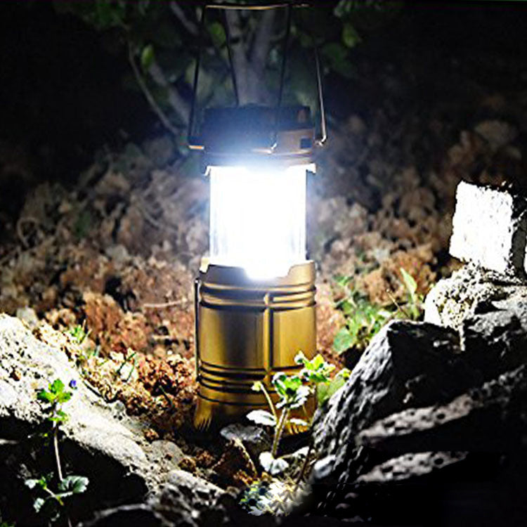 Solar Charging Telescopic Lantern