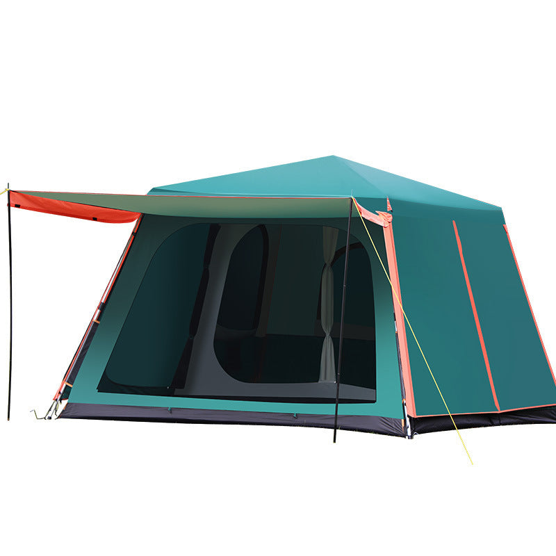 Outdoor Fully Automatic Aluminum Pole 3-4-5-8 Person Tent