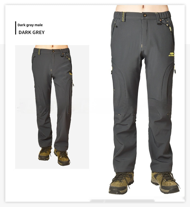 Outdoor Waterproof Warm And Loose Climbing Pants