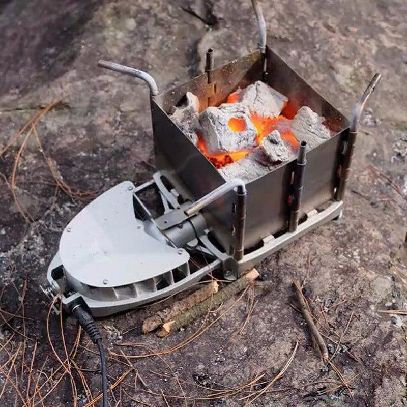 Portable Stainless Steel Wood Stove Folding Camping