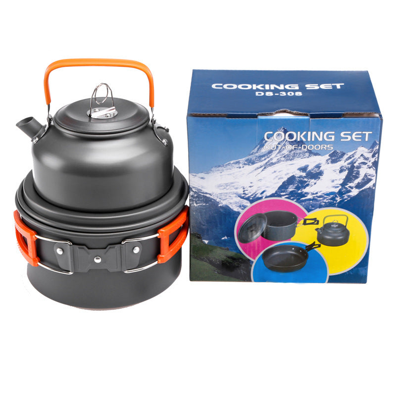 Outdoor Jacketed Kettle and Cooking Set