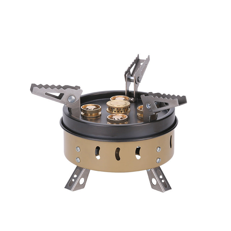 Portable Windproof Camping Cookout Gas Stove Holder