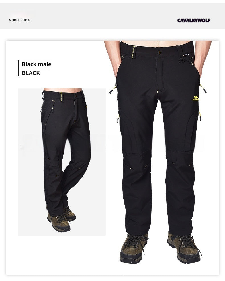 Outdoor Waterproof Warm And Loose Climbing Pants