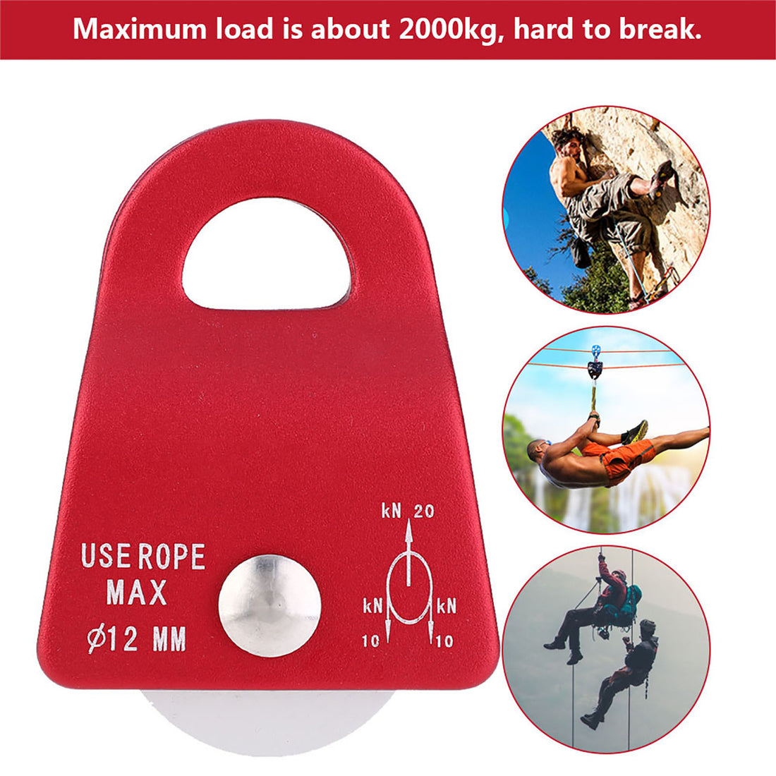 Rock Climbing Side Swing Pulley