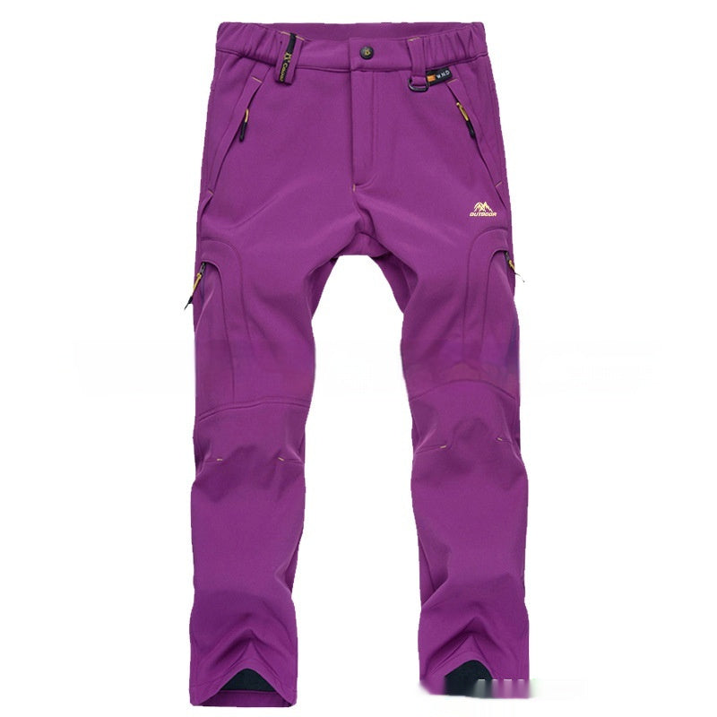 Outdoor Waterproof Warm And Loose Climbing Pants