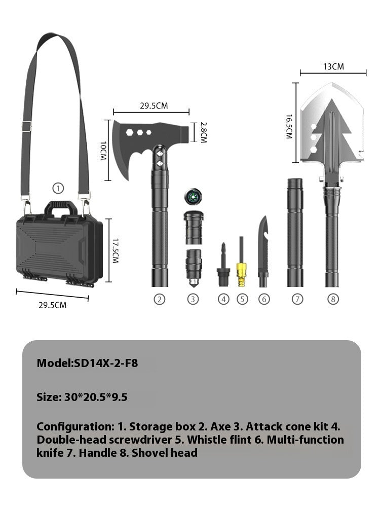 Multi-Functional Outdoor Shovel Set