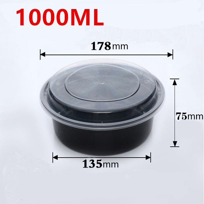 10pcs Disposable Plastic Food Containers