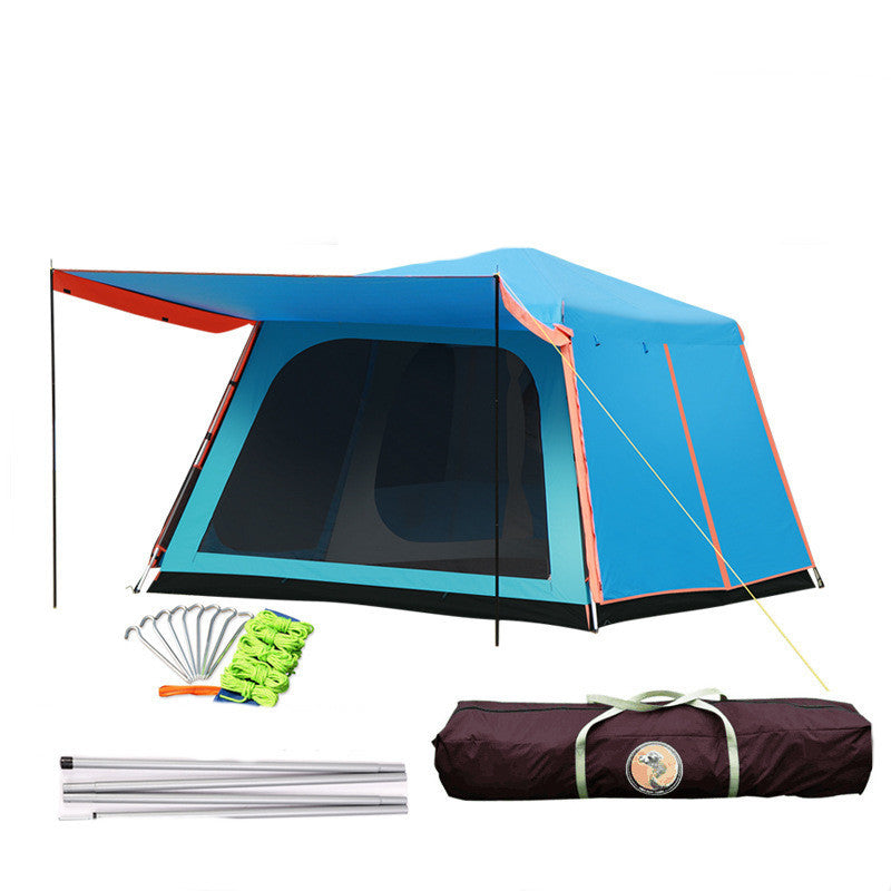 Outdoor Fully Automatic Aluminum Pole 3-4-5-8 Person Tent