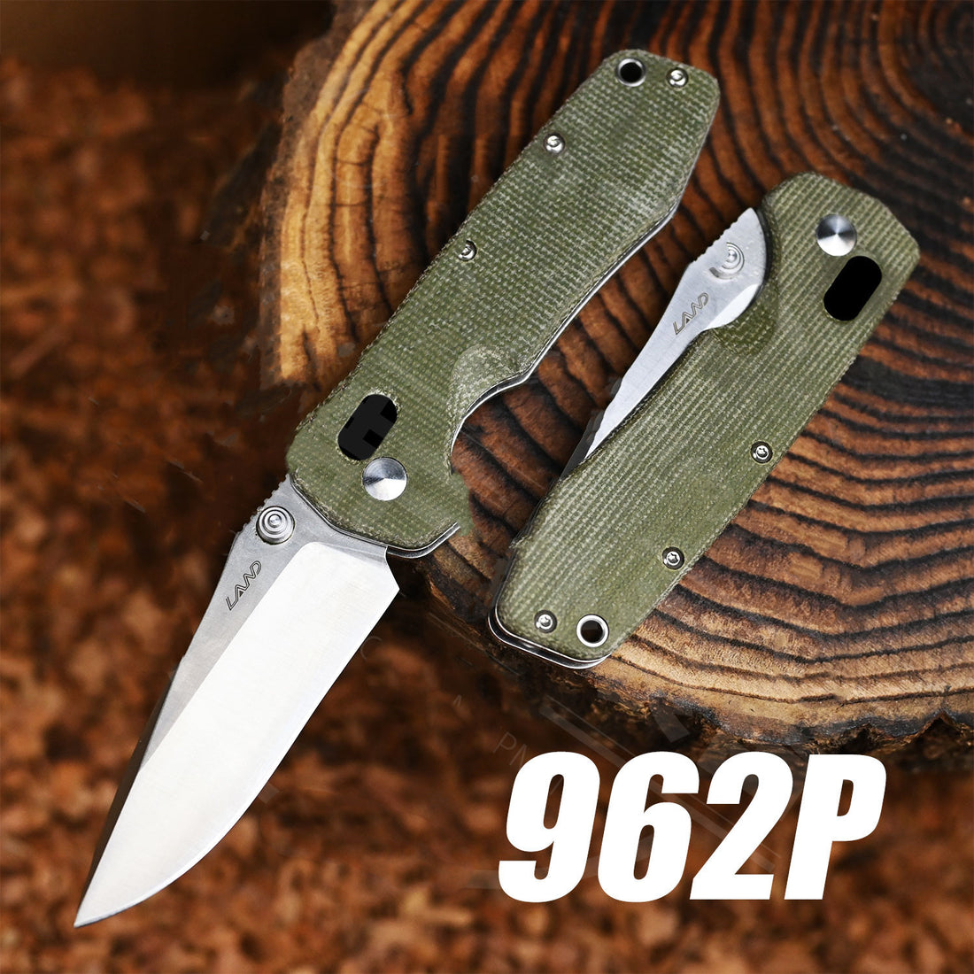 Three BladeFolding Knife Camping Kit D2 Steel