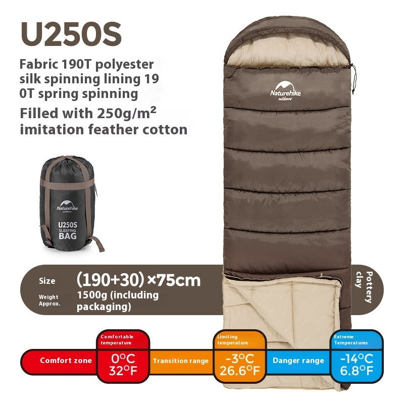 Naturehike Series Envelope Hooded Sleeping Bag