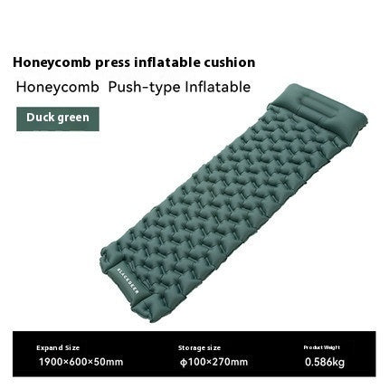 Honeycomb Press Type Inflatable Tent Sleeping Mat