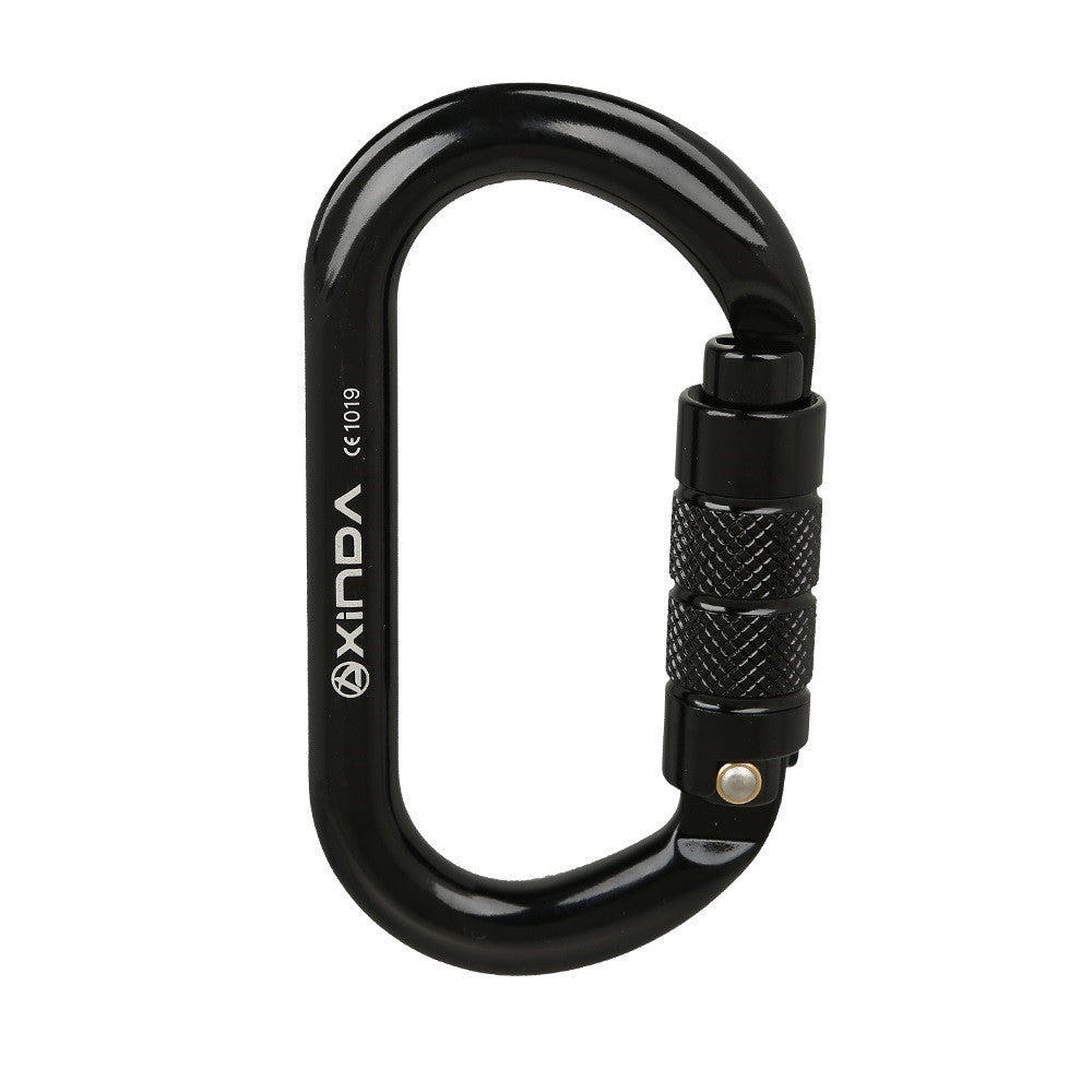 Rock Climbing O-shaped Thread Locking Carabiner