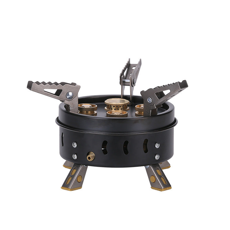 Portable Windproof Camping Cookout Gas Stove Holder