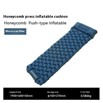 Honeycomb Press Type Inflatable Tent Sleeping Mat