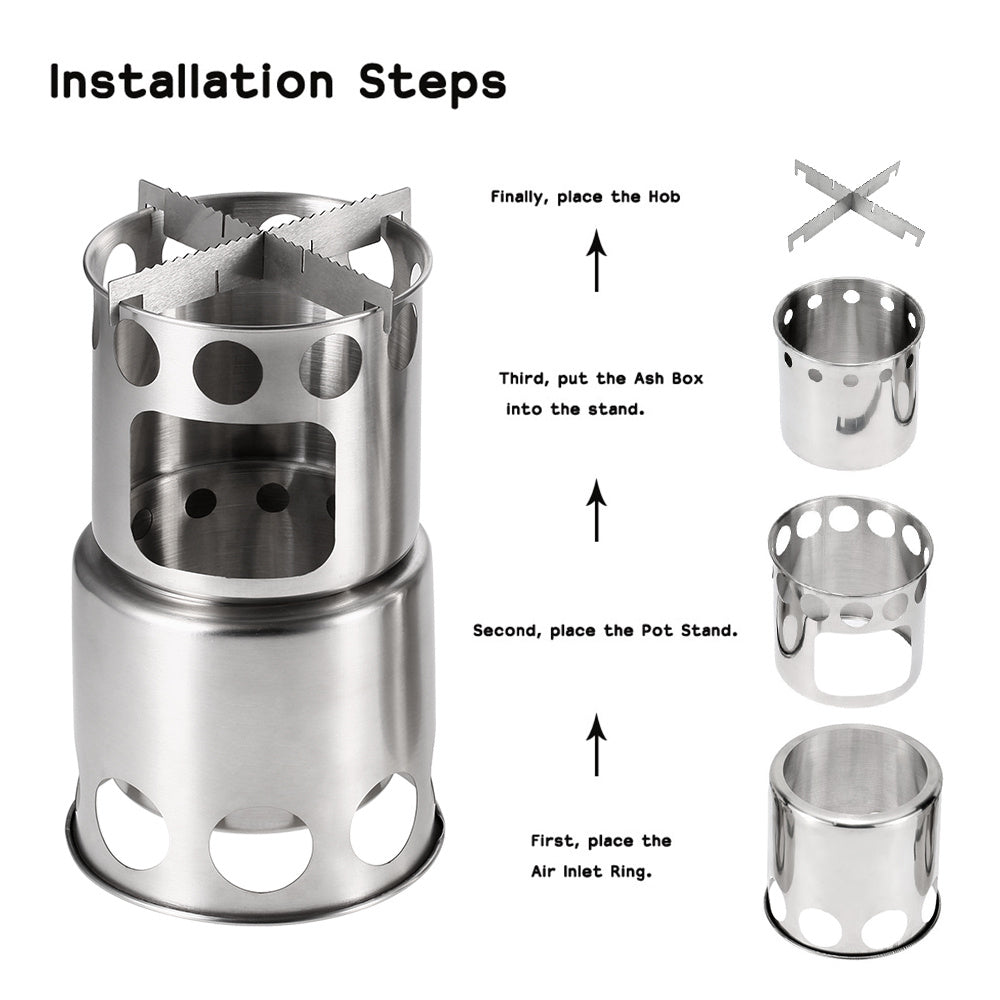 Portable Camping Wood Burning Stove