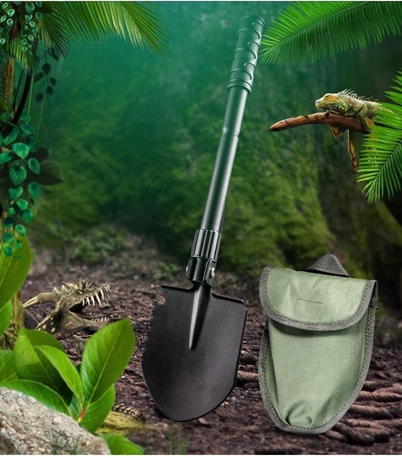 Multifunctional Emergency Folding Shovel