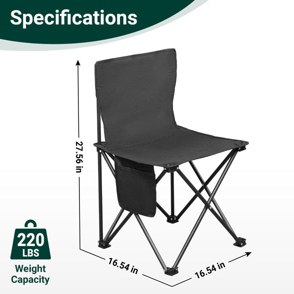 Black Camping Chair