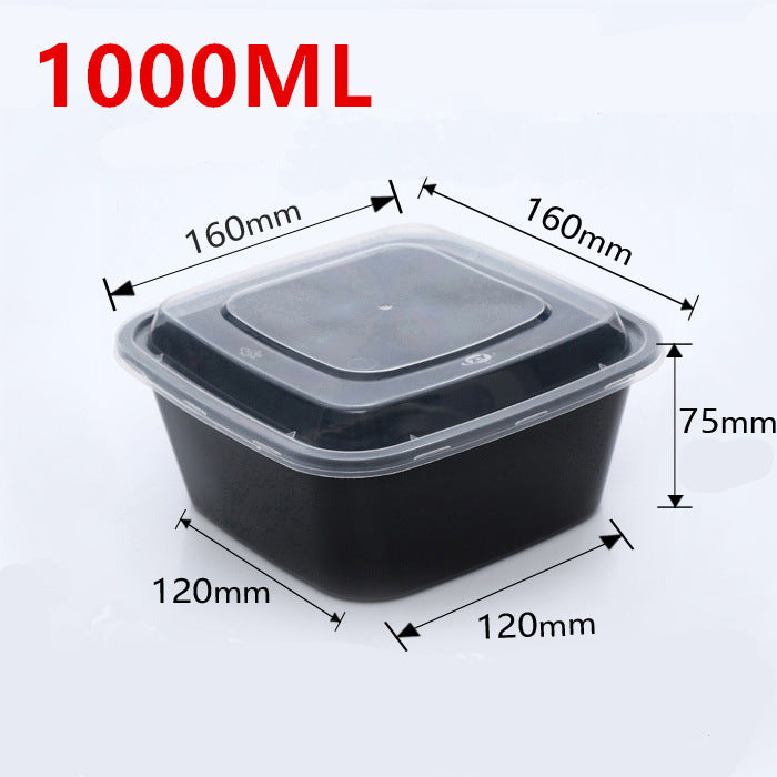 10pcs Disposable Plastic Food Containers