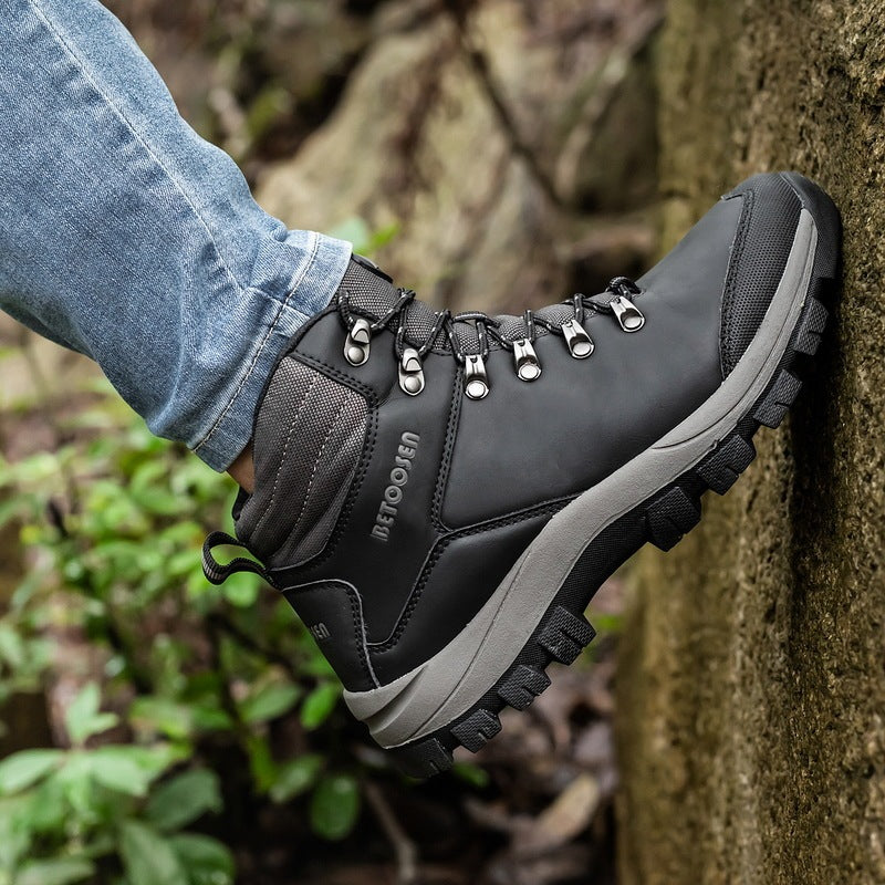 Outdoor Waterproof For High-top Hiking Shoes