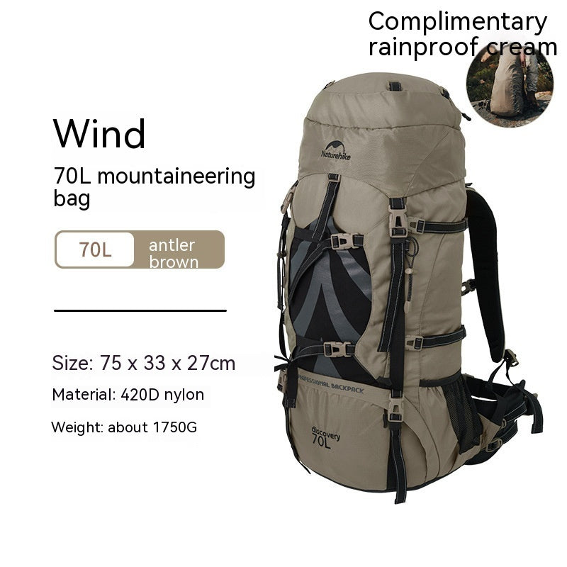 Naturehike Outdoor 70L Mountaineering Pack