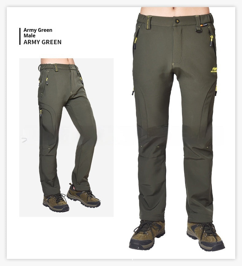 Outdoor Waterproof Warm And Loose Climbing Pants